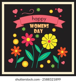 International Happy women's day t shirt vector and International women's day or design for t-shirt, bags, mugs, stickers, banner, poster, icon, logo etc