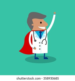 International Hero Doctor In Red Cape