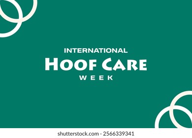 International Hoof Care Week holiday concept