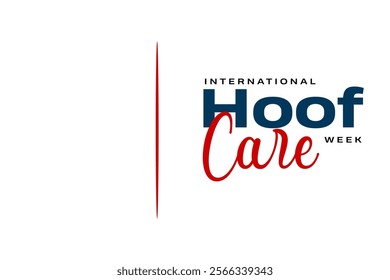 International Hoof Care Week holiday concept