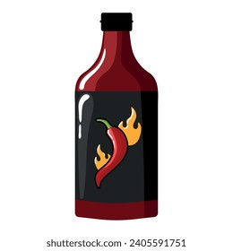 international hot and spicy food day sauce illustration