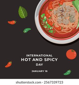 International hot and spicy food day 