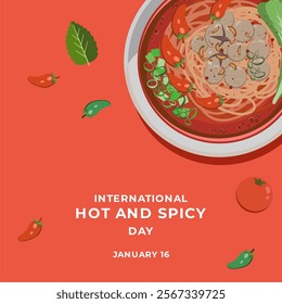 International hot and spicy food day 