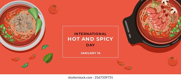 International hot and spicy food day 