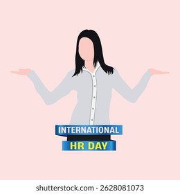 International HR Day with businesswomen vector