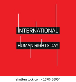 International Human Rights Day. 10 December. Equality, freedom, justice and peace for every people.