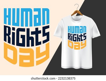 International Human Rights Day 10th December T-shirt design