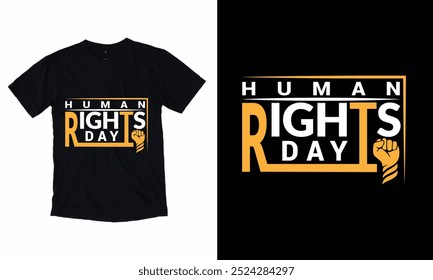 International Human Rights Day 10th December T-shirt design