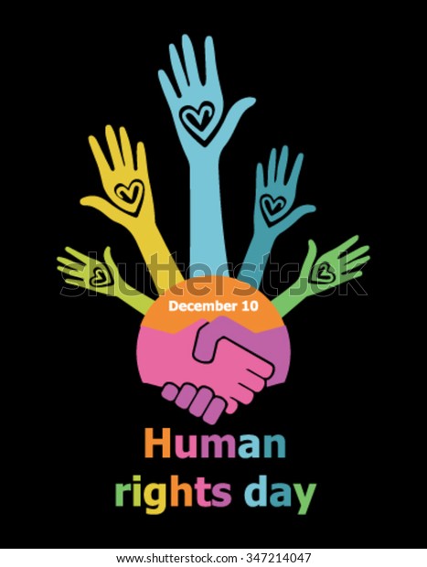 International Human Rights Day Stock Vector (royalty Free) 347214047