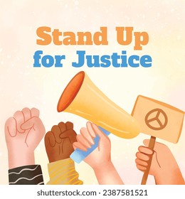 International Human Rights Day background. World human rights day celebration. December 10. Vector illustration Template design for Poster, Banner, Greeting, Card, Flyer, Cover, Social media, post.