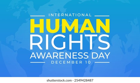 international human rights day december 10th banner stand up for human right theme. banner for social equality.