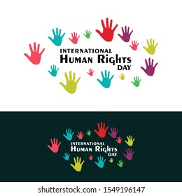 International Human Rights Day design vector