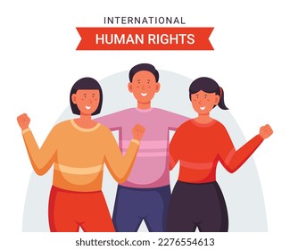 International human rights day. Eps 10