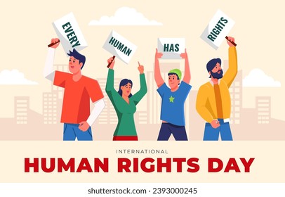 International Human Rights Day Illustration