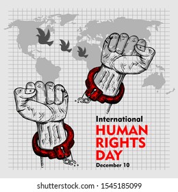 International Human Rights Day, poster and banner