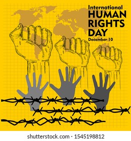International Human Rights Day, poster and banner