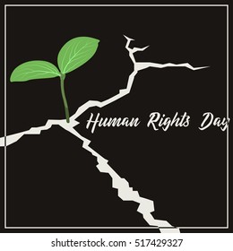 International Human Rights Day Poster Illustration