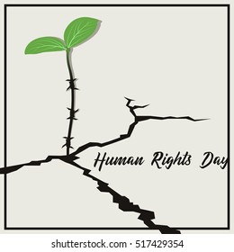 International Human Rights Day Poster Illustration