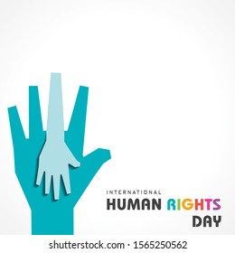 International Human Rights Day Stock Vector-10 December