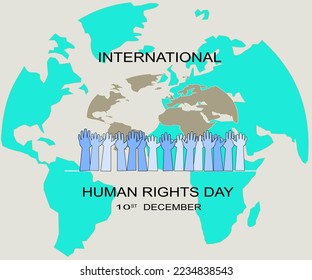 International Human Rights Day Stock Vector-10 December,VECTOR
