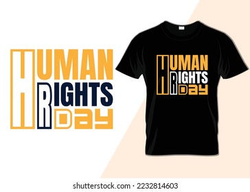 International Human Rights Day T-shirt design