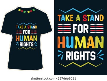International Human Rights Day T-shirt design