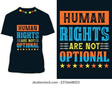 International Human Rights Day T-shirt design