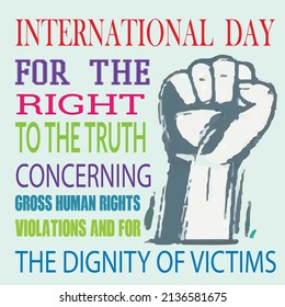 International human rights day vector design