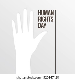 International Human Rights Day. Vector Illustration