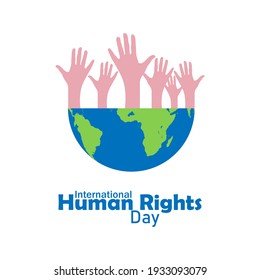 International Human Rights Day,Vector Illustration.