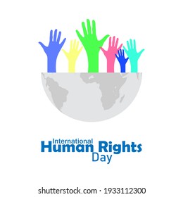 International Human Rights Day,Vector Illustration.