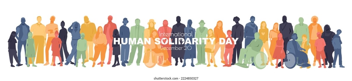 International Human Solidarity Day banner.