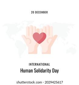 
International Human Solidarity Day, Vector illustration design.