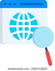 International Icon Flat Vector Illustration