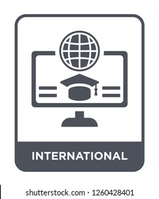 international icon vector on white background., international simple element illustration