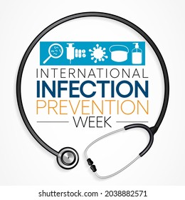 International Infection Prevention Week Observed Every Stock Vector ...