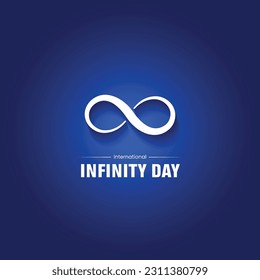 International Infinity Day. Infinity Day Concept Vector Illustration. 