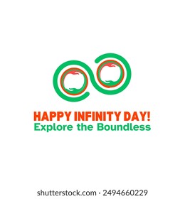 International infinity day vector art design with symbol