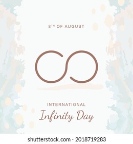 International Infinity Day , Vector illustration design.