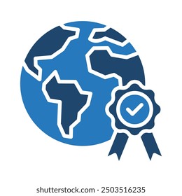 International Insignia icon line vector illustration