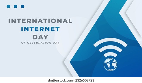 International Internet Day Celebration Vector Design Illustration for Background, Poster, Banner, Advertising, Greeting Card