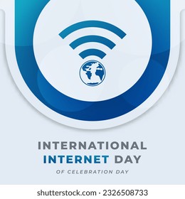 International Internet Day Celebration Vector Design Illustration for Background, Poster, Banner, Advertising, Greeting Card