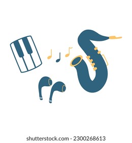 international jazz day design illustration