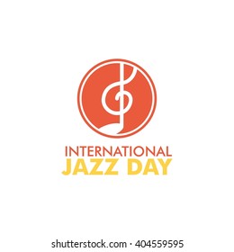 International Jazz Day Design. Vector Illustration.