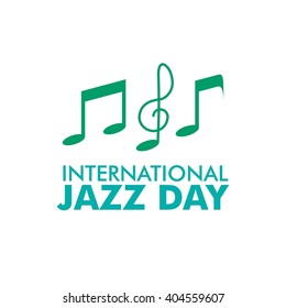 International Jazz Day Design. Vector Illustration.