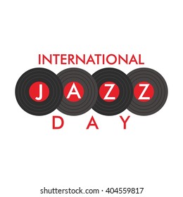 International Jazz Day Design. Vector Illustration.