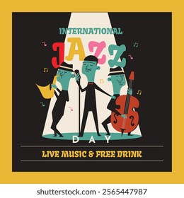 International Jazz Day Social Media Post