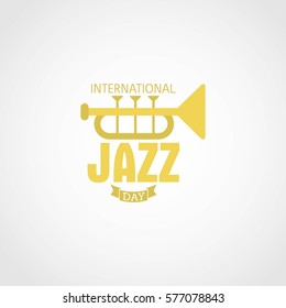 International Jazz Day Vector Illustration.