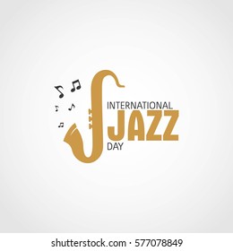 Ilustración del Vector del Día Internacional del Jazz.