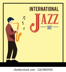 International Jazz Day Vector Template Design Illustration